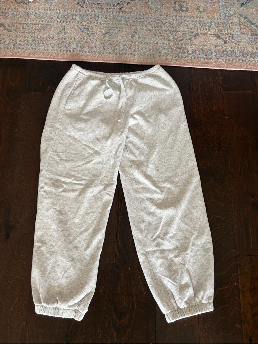 Hollister Light Gray Fleece Lounge Pants
